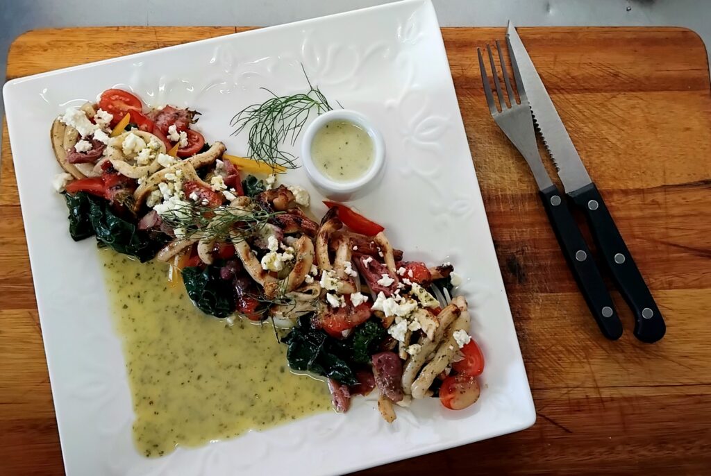 Cape Coast Braai Calamari Salad