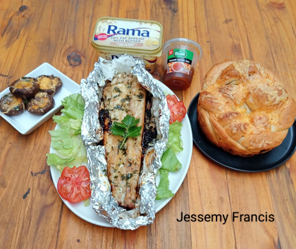 Apricot marinaded Snoek
